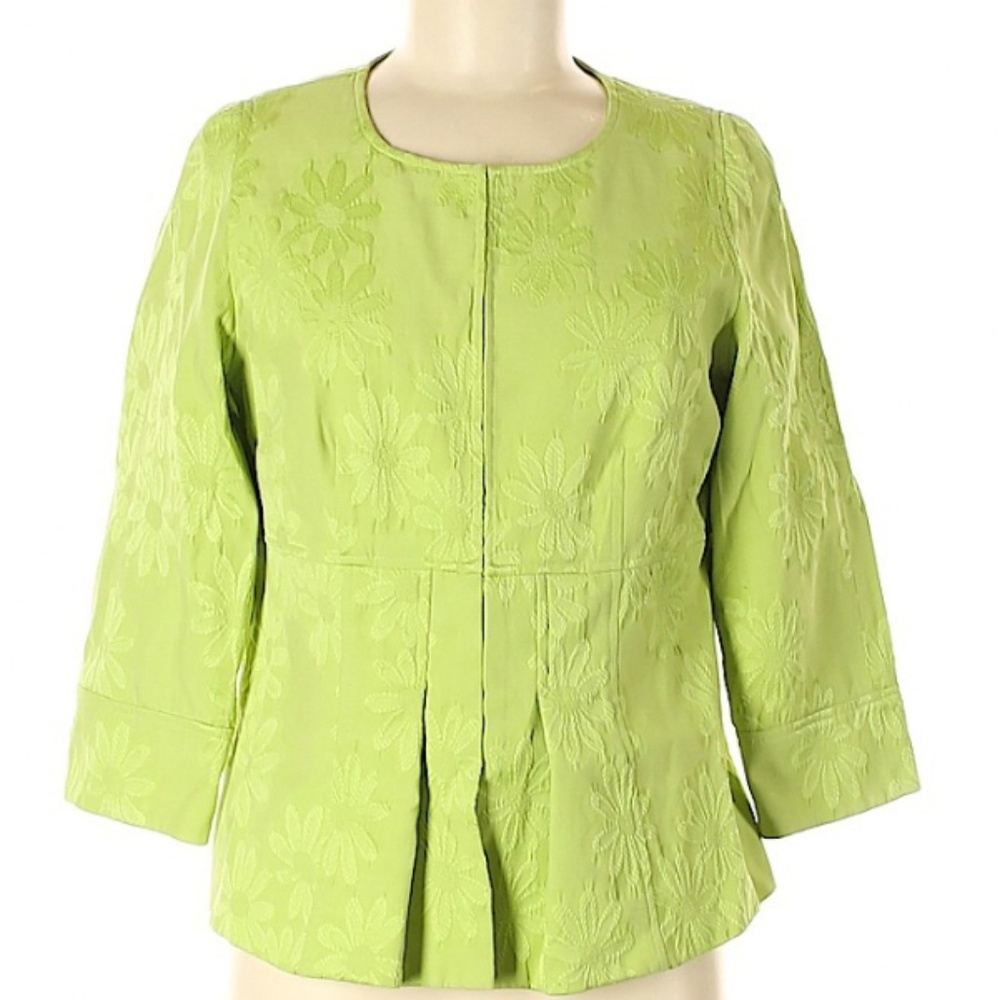 Ninq Cole light green floral jacket Size 8